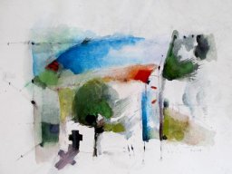 Aquarelle   0006  Aquarelle auf Papier   30x40cm